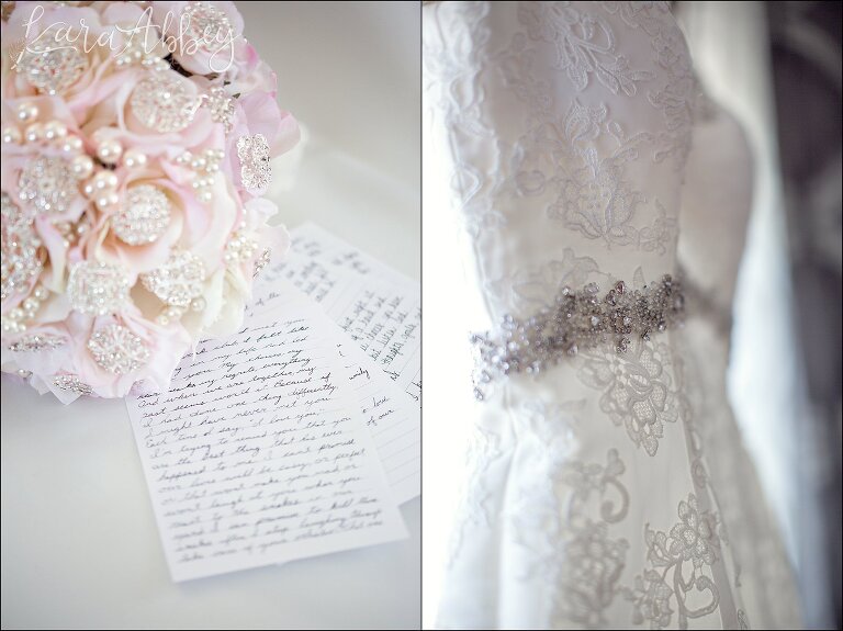 Handwritten Wedding Day Vows - Bridal Details