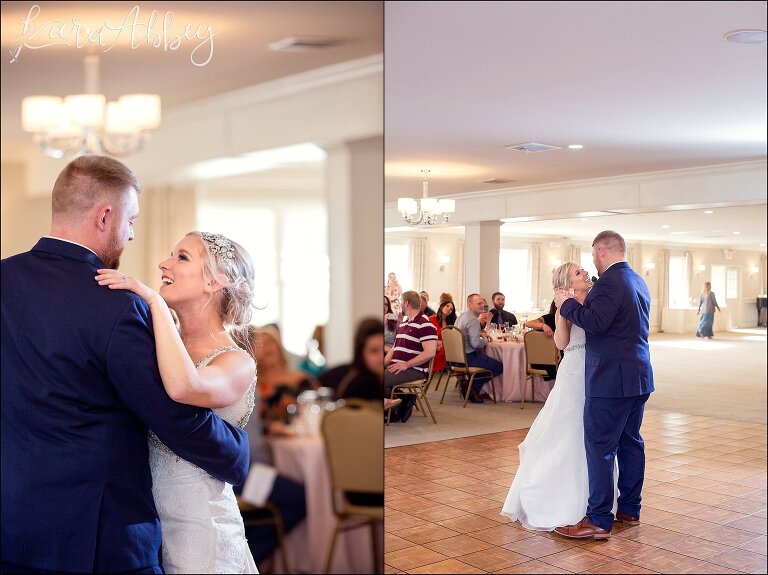 Wedding Reception & First Dance at Edgewood Country Club in Drums, PA