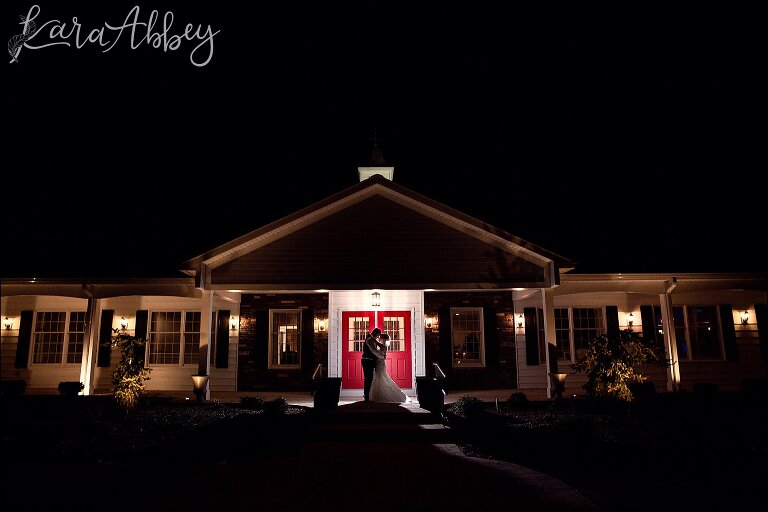 Formal Night Portrait of Bride & Groom at Edgewood Country Club in Drums, PA