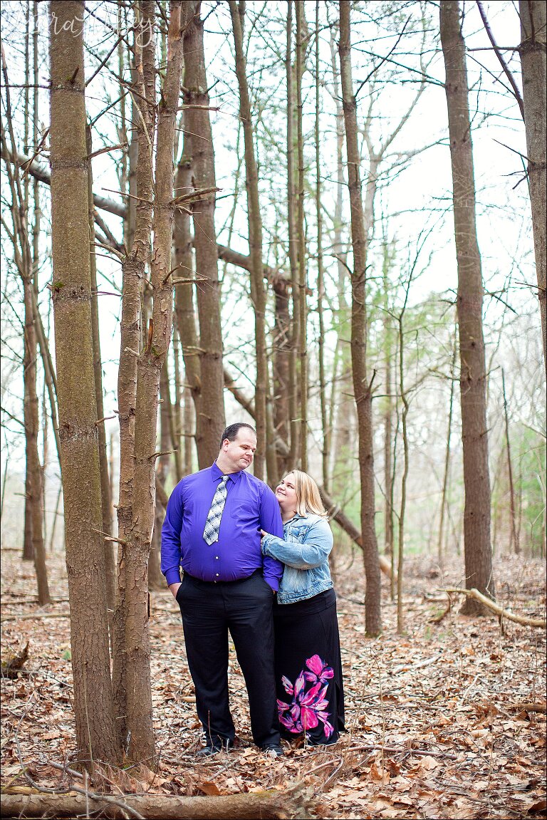 Spring Waterfall Engagement Photography