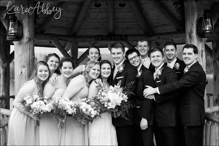 Bridal Party Portraits at The Gathering Place