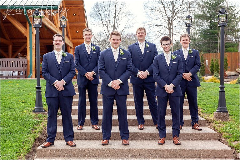 Groomsmen Portrait at The Gathering Place