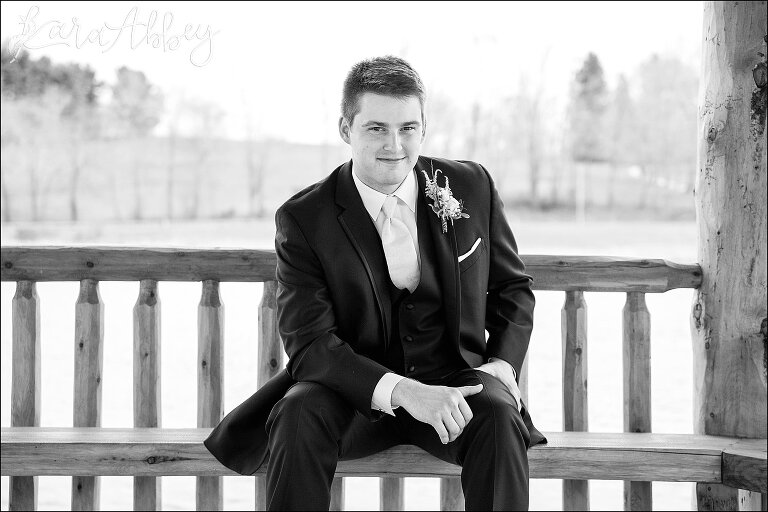Classic Groom Portrait at The Gathering Place