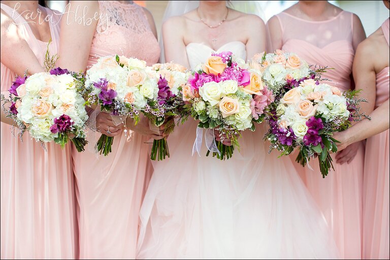 Bride & Bridesmaids Bouquets by Belak Flowers in Irwin, PA