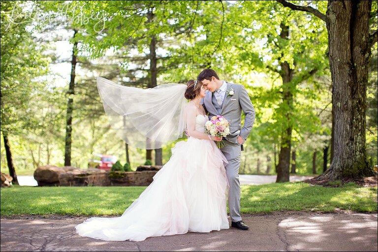 Pink Spring Wedding Formal Portraits at White Oak Park in Irwin, PA
