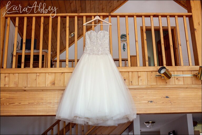 Bridal Details at Over The Rainbow Rental Home in Deep Creek Lake, MD