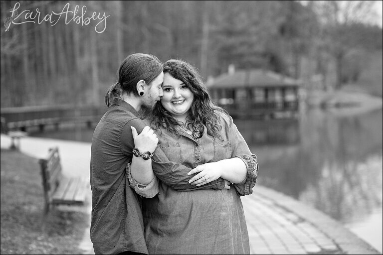 Spring Engagement Session at Twin Lakes Park in Greensburg, PA