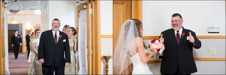 First Look Alternatives by Irwin, PA Wedding Photographer - First Look with Dad