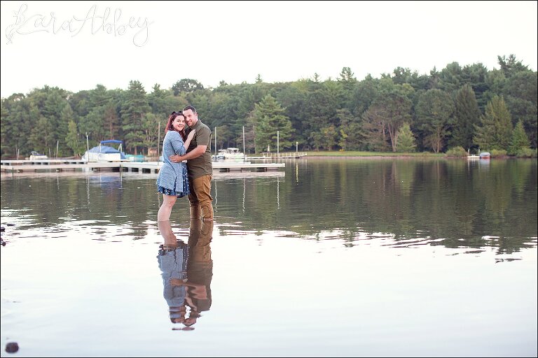 Deep Creek Lake Summer Engagement Session at Castle at the Lake in Swanson, MD