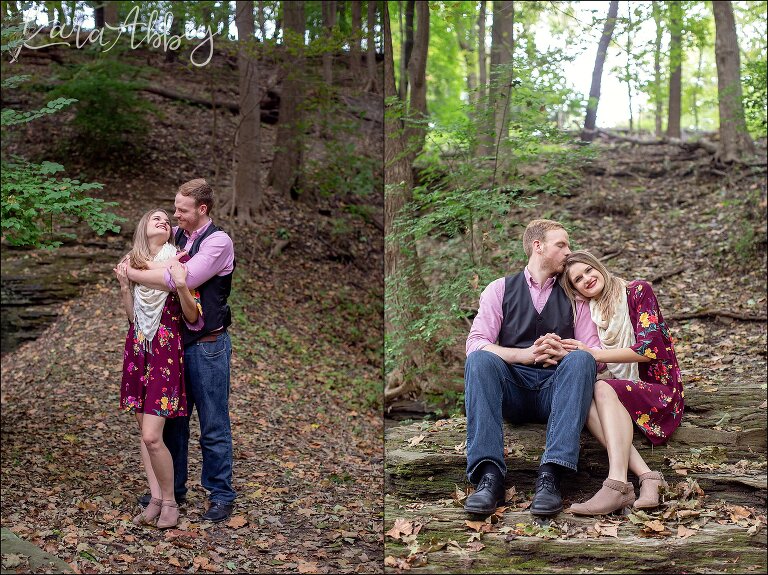 Summer Engagement Photos at Frick Park in Pittsburgh, PA