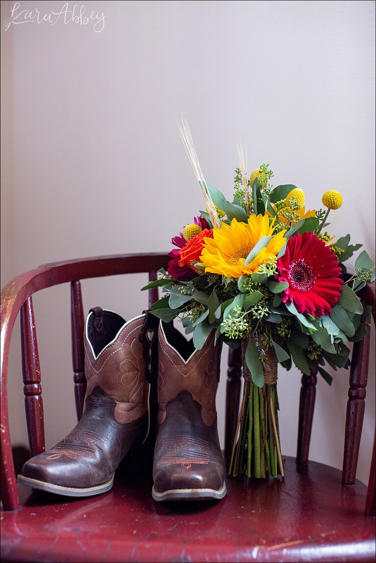 Fall Red & Yellow Wedding Photography in Hopwood, PA - Bridal Details