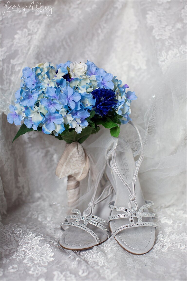 Chilly Fall Day - Blue Wedding Photography - Bridal Details