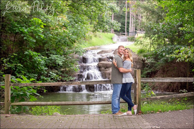 Fall Engagement Photos at Twin Lakes Park in Greensburg, PA