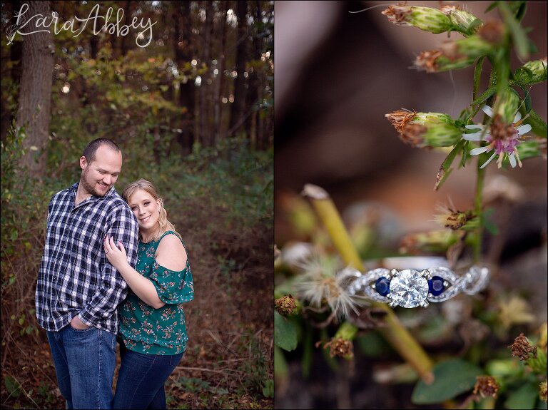 Fall Engagement Photos at Bushy Run Battlefield in Jeannette, PA