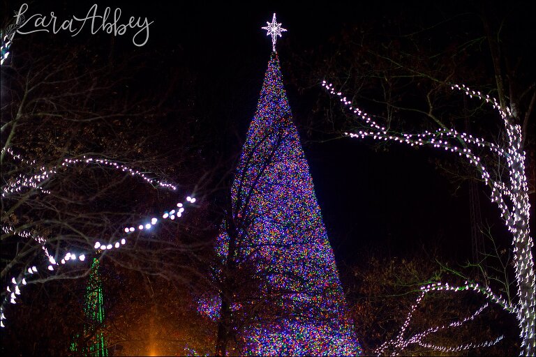 Kennywood Park Holiday Lights 2018 in West Mifflin, PA