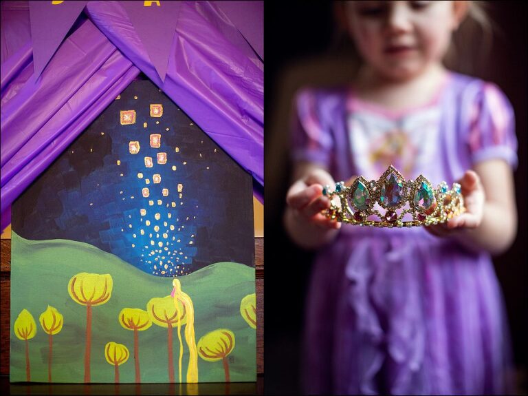 4 Year Old Rapunzel Themed Birthday Party in Irwin, PA