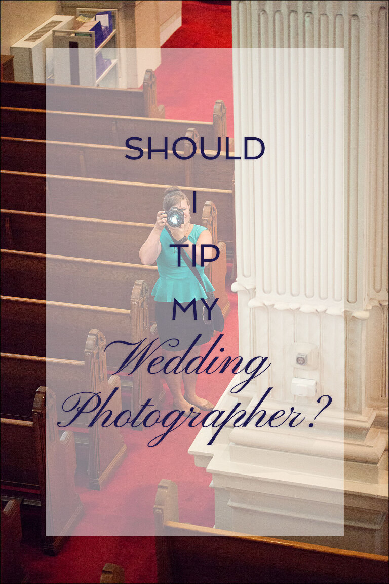 Should I Tip My Wedding Photographer & Other Wedding Vendors?