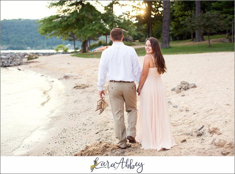 Summer Engagement Session at Deep Creek Lake State Park Published on Tacari Weddings: a Modern Wedding Blog