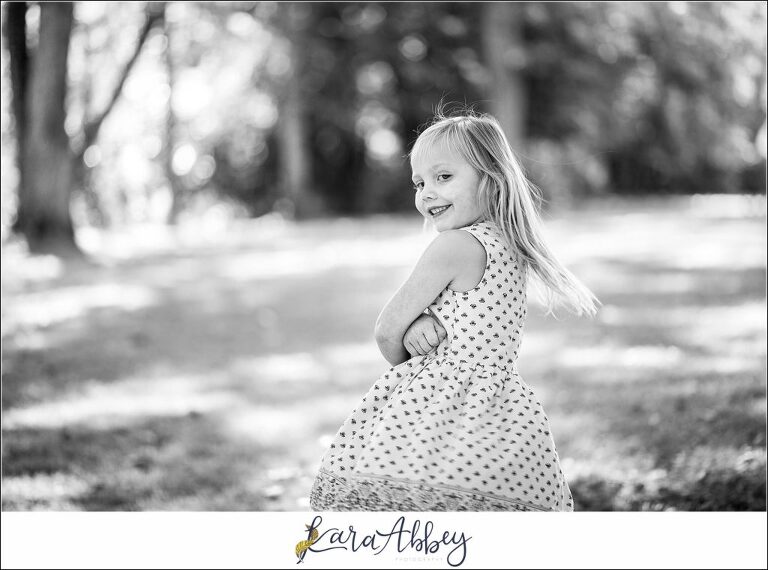 4 Year Old Little Girl Photoshoot in North Huntingdon, PA
