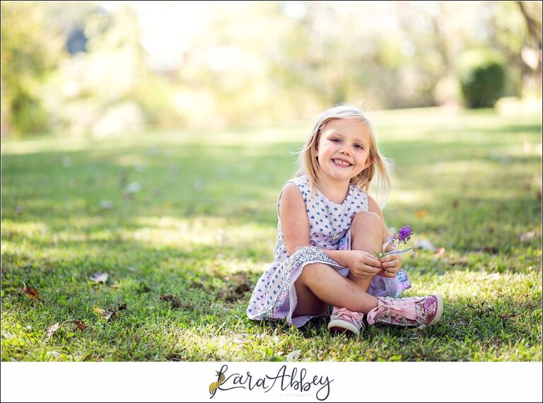 4 Year Old Little Girl Photoshoot in North Huntingdon, PA