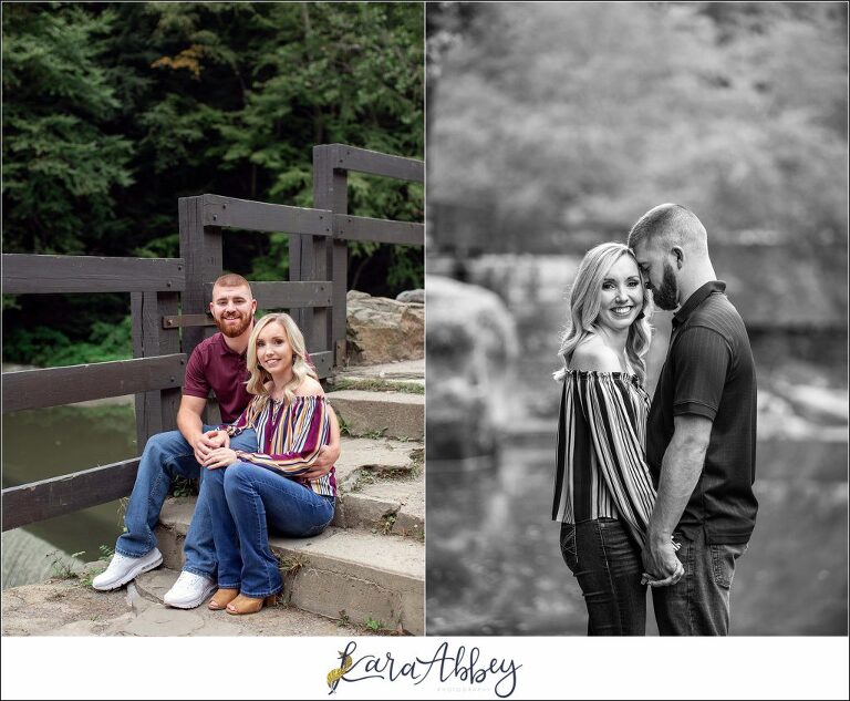 Summer Engagement Session at McConnells Mill State Park in Slippery Rock Township, PA
