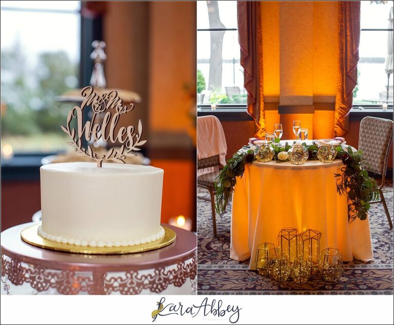 Maroon & Navy Fall Wedding at the Belhurst Castle in Geneva NY - Reception Details
