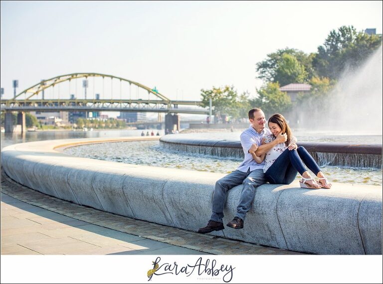 Pittsburgh Engagement Photos Point State Park