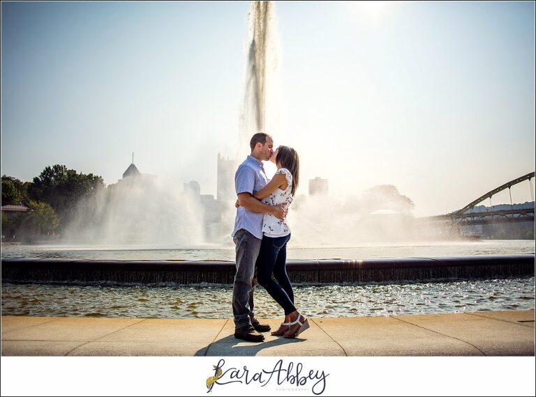 Pittsburgh Engagement Photos Point State Park