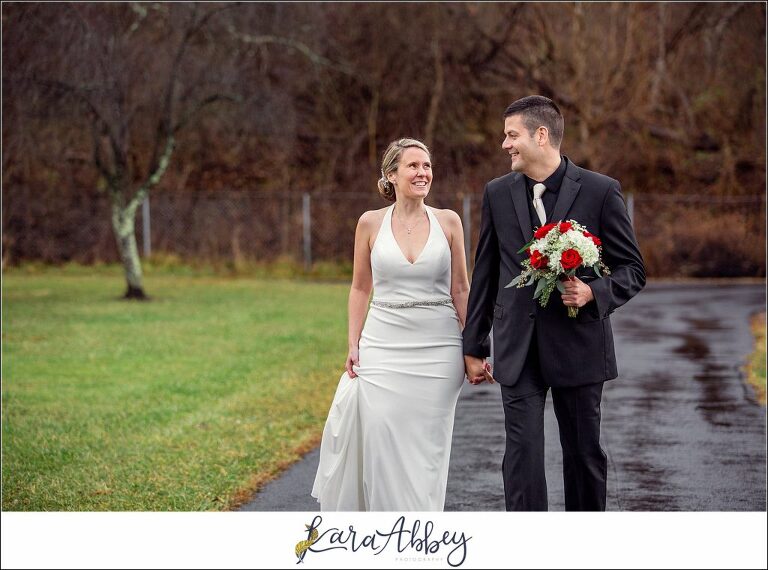 Intimate Wedding at The Event Center at Waterworks in Greensburg PA - First Look & Portraits at Indian Lake Park in Irwin PA