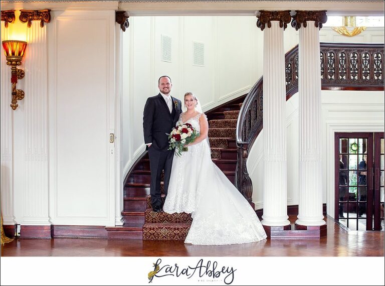 5 Star Review of Wedding Photography at Linden Hall in Dawson, PA by Kara Abbey Photography