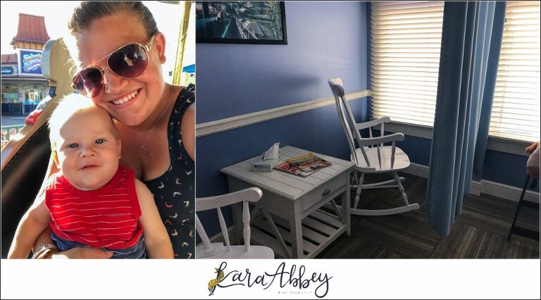tips for nursing moms who need to breastfeed their sweet little babies in amusement parks (from someone who visited 10 parks with a 6 month old!) Cedar Point