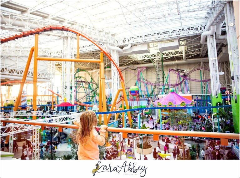 Nickelodeon Universe -- the largest indoor theme park in North