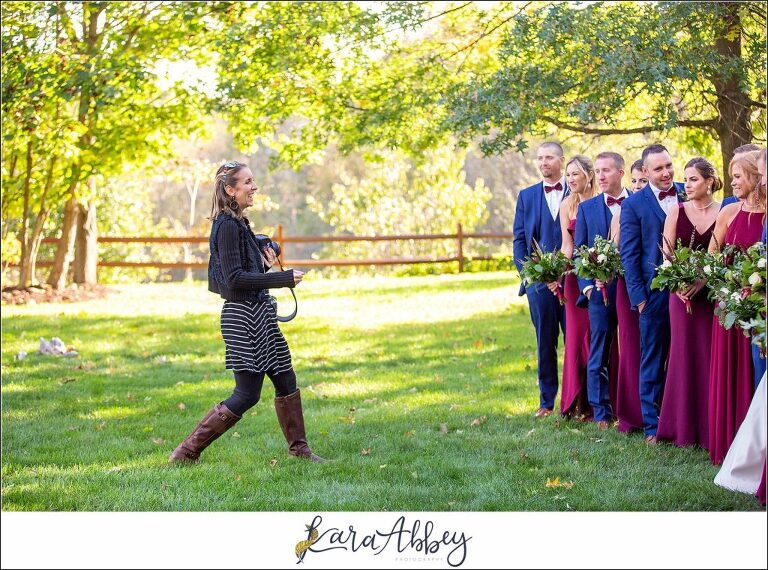 Rustic Car Themed Fall Wedding as a Second Shooter at Liberty Fire Hall in South Park Township Jessica Fike Photography