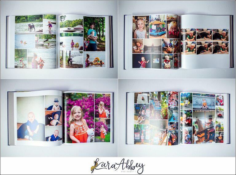 Putting Together a Family Yearbook Album by Pittsburgh PA Photographer