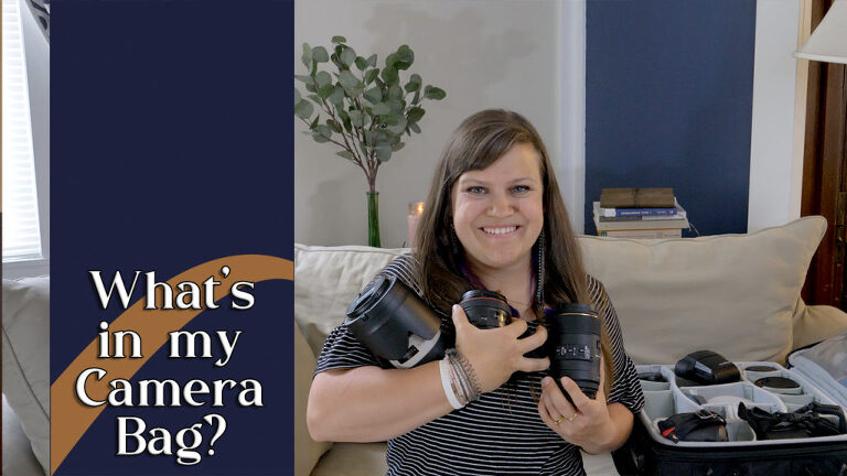 What's in my Camera Bag? Irwin, PA Wedding Photographer goes over what she carries with her on a wedding day.