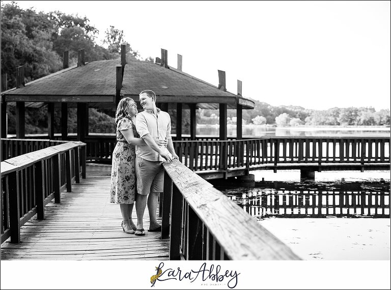 Summer Engagement Photos at Twin Lakes Park in Greensburg PA