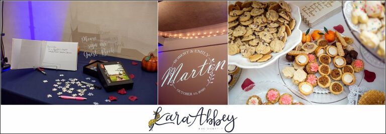 Burgundy & Navy Fall Wedding in Johnstown, PA - Reception at The Johnstown Masonic Temple