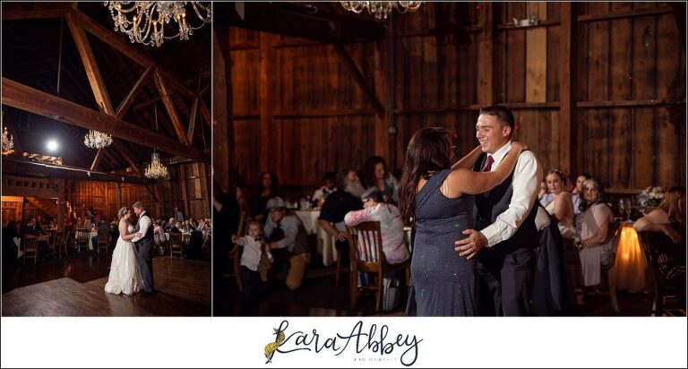 Cranberry Fall Wedding at Bell's Banquets in Mt. Pleasant - Reception Parent Dances