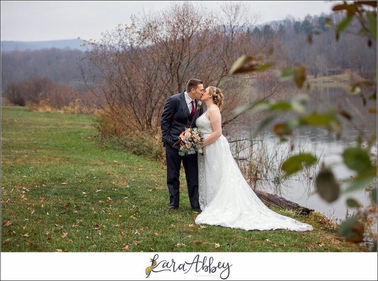 Cranberry Fall Wedding Portraits at Jacobs Creek Park in Mt. Pleasant, PA