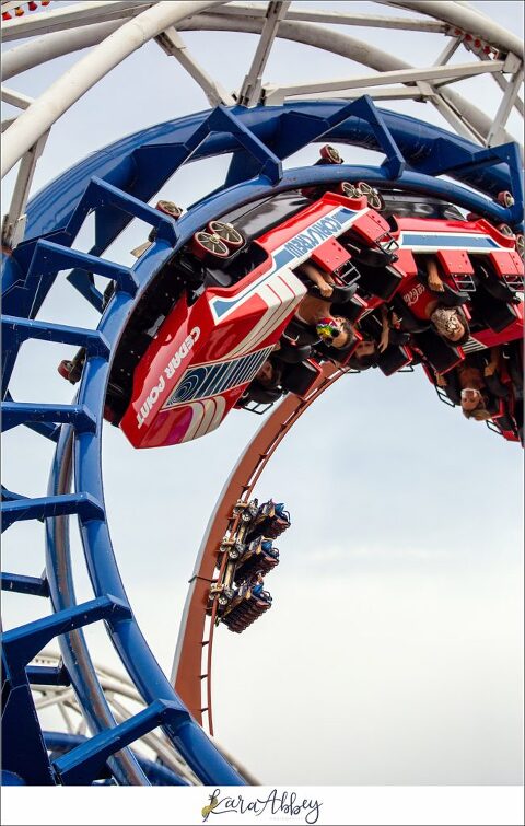 Amazing Roller Coaster Photography by Amusement Park Photographer in Pittsburgh PA