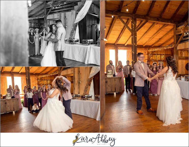 Spring Wedding Reception at Sanaview Farms in Champion PA 