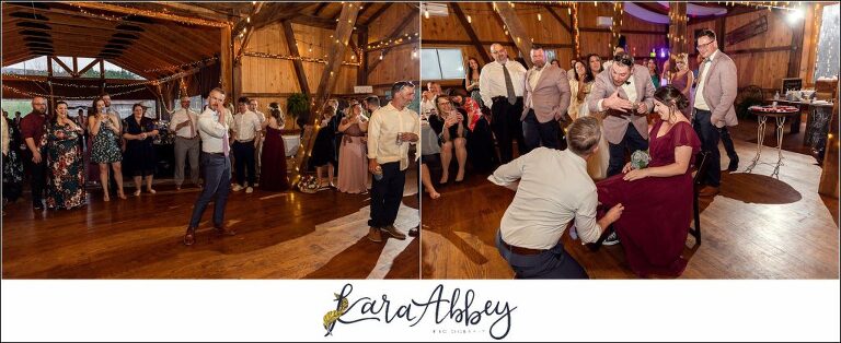 Spring Wedding Reception at Sanaview Farms in Champion PA 