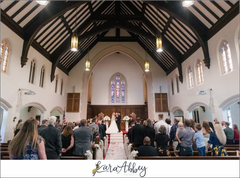 Summer Fairy Tale Wedding at Clen-Moore Presbyterian Church in New Castle, PA