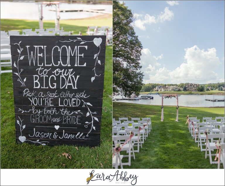Small Outdoor Summer Wedding at Unforgettable Home at Deep Creek Lake, MD