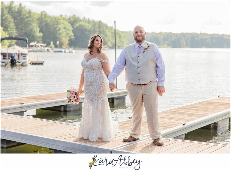 Small Outdoor Summer Wedding at Unforgettable Home at Deep Creek Lake, MD