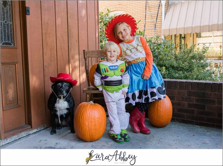 Happy Halloween from Jessie & Buzz Lightyear from Toy Story in Irwin PA