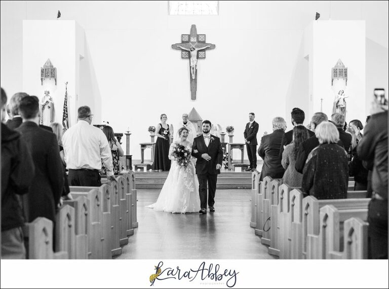Fall Wedding at Saint Angela Merici Parish in White Oak, PA