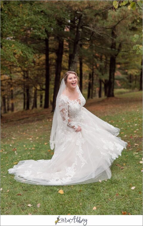 Fall Wedding Portraits at White Oak Park in White Oak, PA