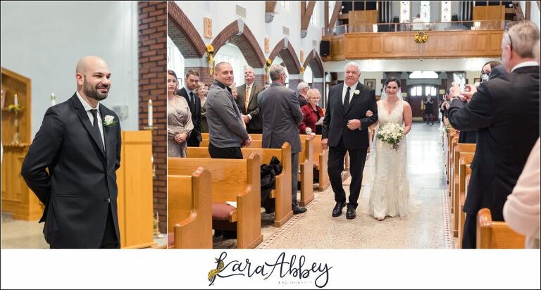 Classic Fall Wedding at Immaculate Conception Church in Irwin, PA