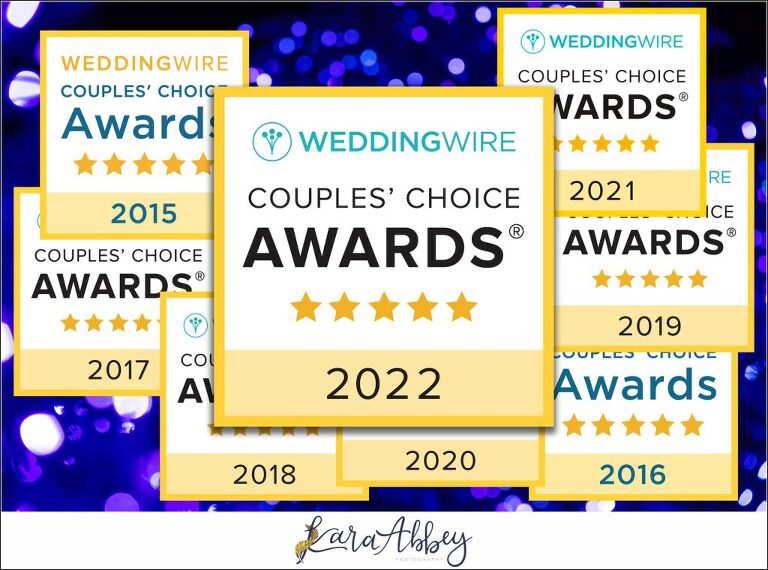 Wedding Wire Couples' Choice Award Winner Kara Abbey Photography